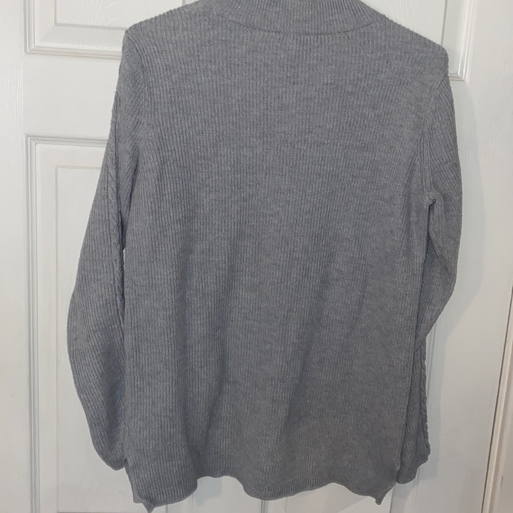 Talbots sweater | gray - Picture 8 of 8